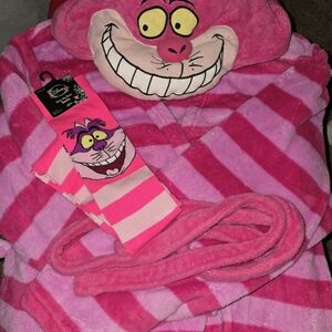 Disney Cheshire Cat Pink and Purple Striped Set